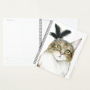 Agenda Downton Cat   Adornado Con Pájaros