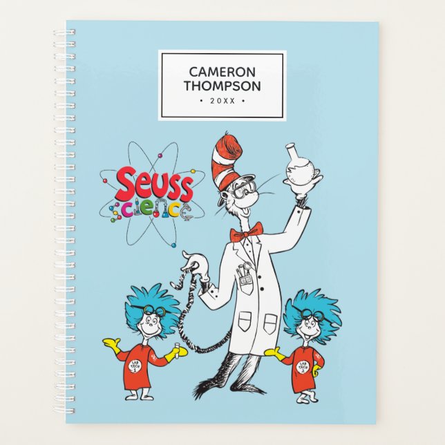 Agenda Dr. Seuss | Gato en el Gorra busca ciencia (Anverso)