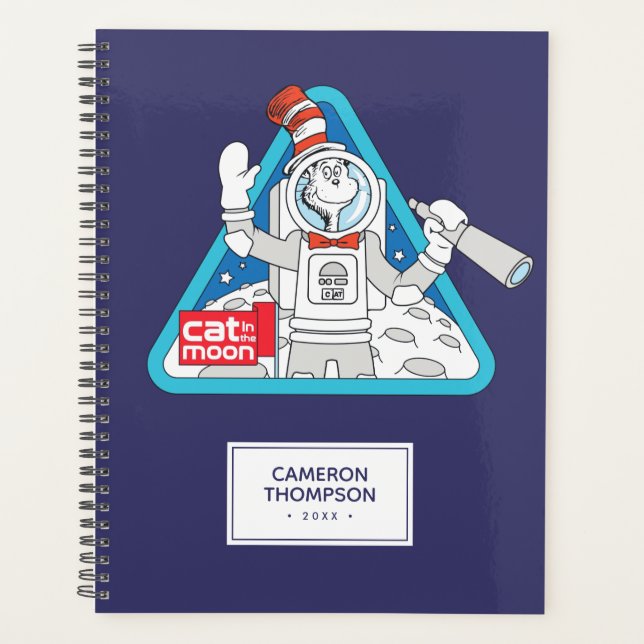 Agenda Dr. Seuss | Gato en el gráfico del espacio ultrate (Anverso)