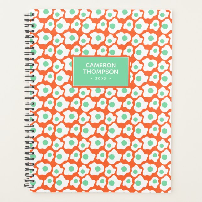 Agenda Dr. Seuss | Icono de Huevos Verdes y Jamón (Anverso)