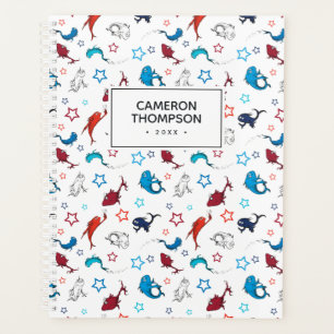 Agenda Dr. Seuss   Un pez dos peces patrón de estrella