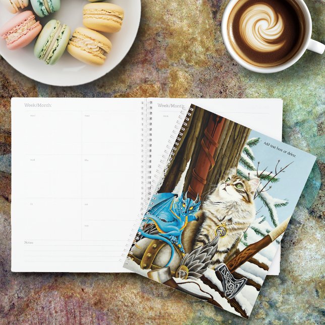 Agenda Dragón azul Viking Cat (Subido por el creador)