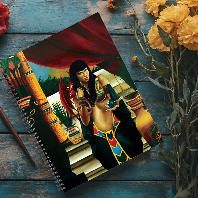 Agenda Dragón de gato de reina egipcio (Subido por el creador)