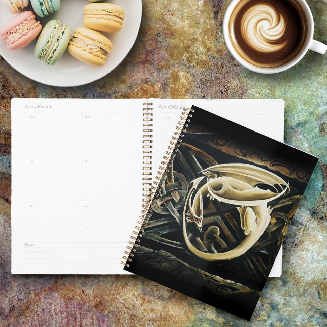 Agenda Dragón de la crema del trabajo del nudo celta (Subido por el creador)