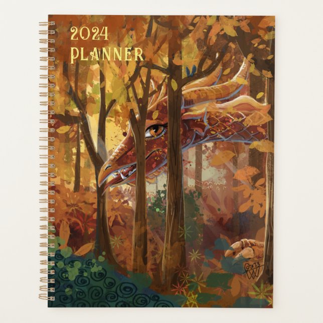 Agenda Dragon Woods Planner (Anverso)