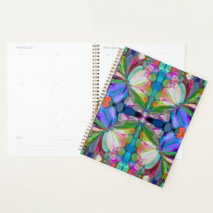 Agenda Dragonfly Wildflower Garden Abstract Floral