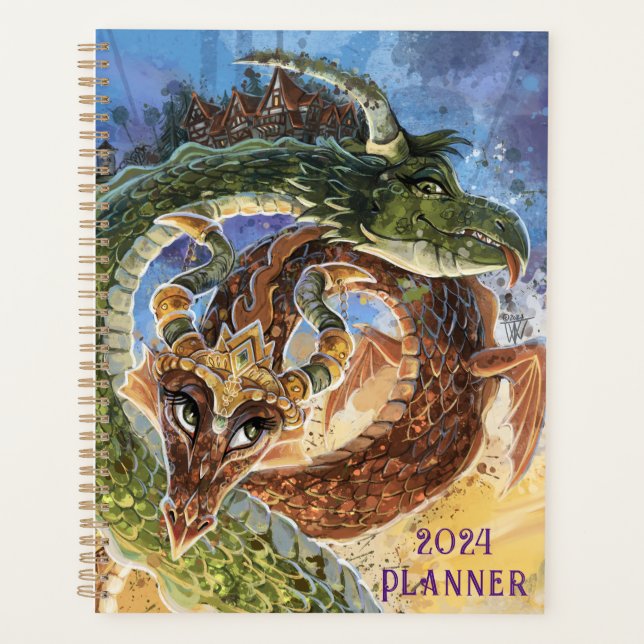 Agenda Dragons Rising Planner (Anverso)