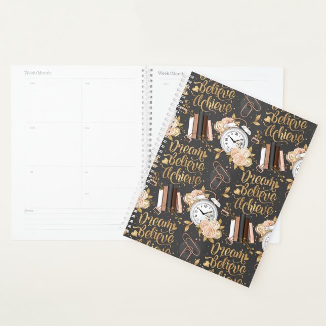 Agenda Dream, Believe, Achieve Planner (Demostración)