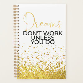 Agenda Dreams Gold Planner