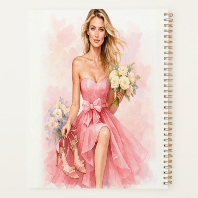 Agenda Dreamy Watercolor Bride (Reverso)