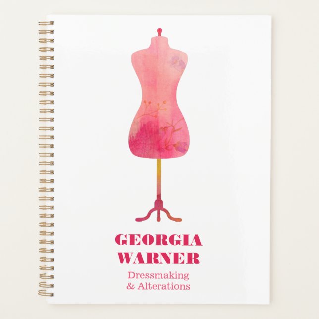 Agenda Dressmaker Seamstress Tailor Clothing Mannequin Pl (Anverso)