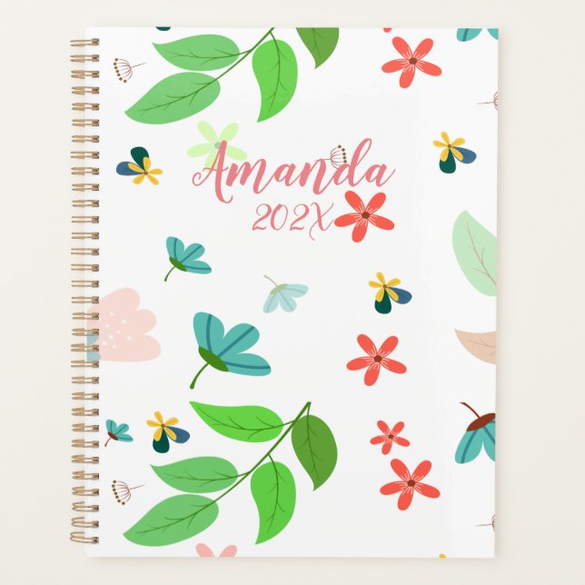 Agenda Ducha de flores (Anverso)