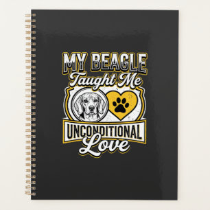 Agenda Dueño de perro Beagle amor incondicional