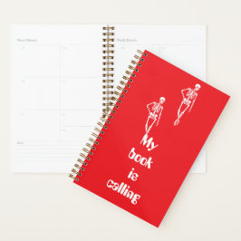 Agenda Dulce diseño espeluznante de Halloween