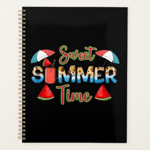 Agenda Dulce hora de verano Colorido trozo de sandía