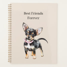 Agenda Dulce Lindo Perro Chihuahua Marrón Crema Mejores A