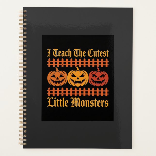 Agenda Dulce o Truco de Halloween Pequeños Monstruos Cala (Anverso)