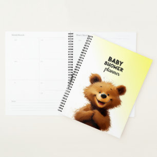Agenda Dulce Oso Baby Shower