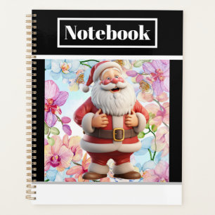 Agenda Dulce Santa Claus Caprichoso con Floral