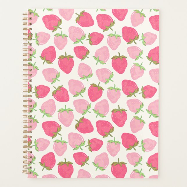 Agenda Dulce y Afectuosa Fresa Rosa (Anverso)
