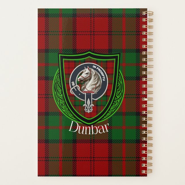 Agenda Dunbar Scottish Clan Tartan & Crest (Reverso)