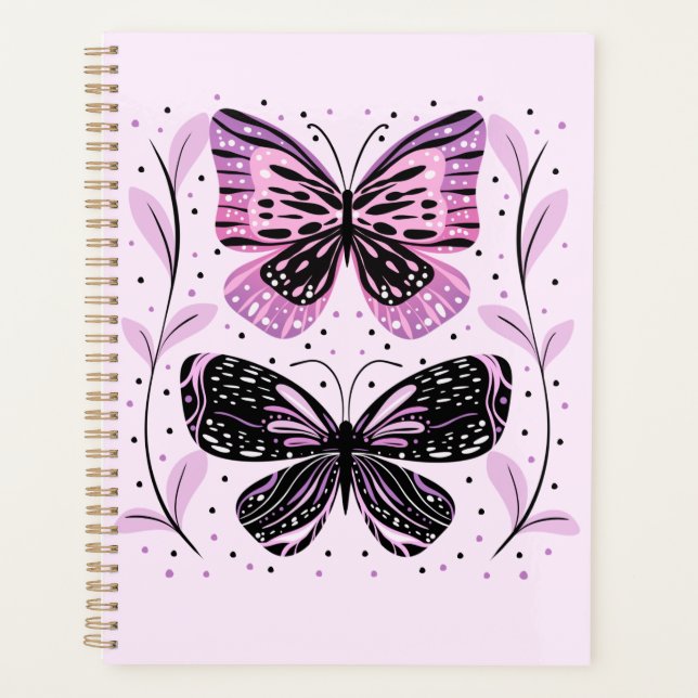 Agenda Dúo de la mariposa negrita (Anverso)