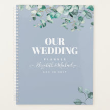 Dusty Blue Eucalyptus Greenery BODA Planning