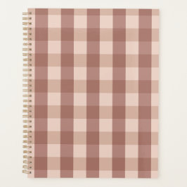 Agenda Dusty Pink Gingham Checkered