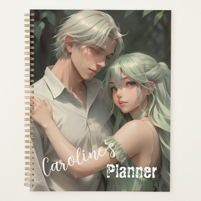 Agenda Earth Couple Anime Fantasy Planner (Anverso)