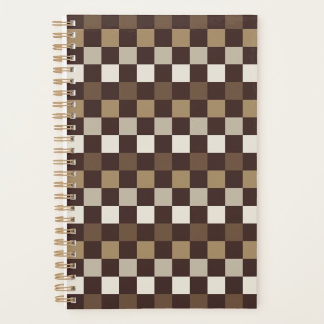 Agenda Earthy minerals checkerboard pattern (Anverso)
