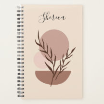 Earthy Trendy Resumen Boho Personalizado Planner