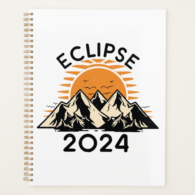 Agenda Eclipse Solar Total 2024 (Anverso)