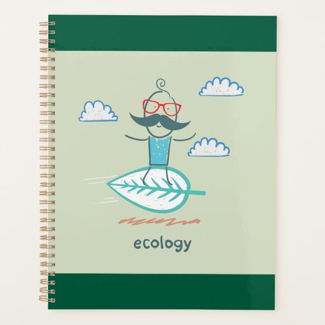Agenda Ecology Surfer Sustainable Life Hipster (Anverso)