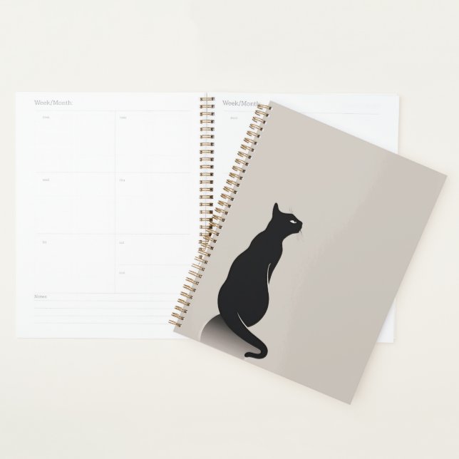 Agenda Ecru de gato negro (Demostración)