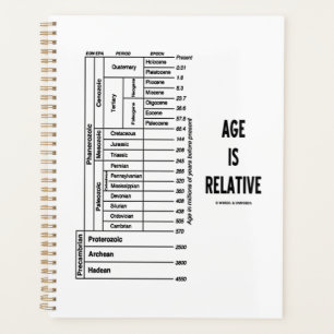 Agenda Edad Es Relativo El Gráfico De Tiempo Geológico