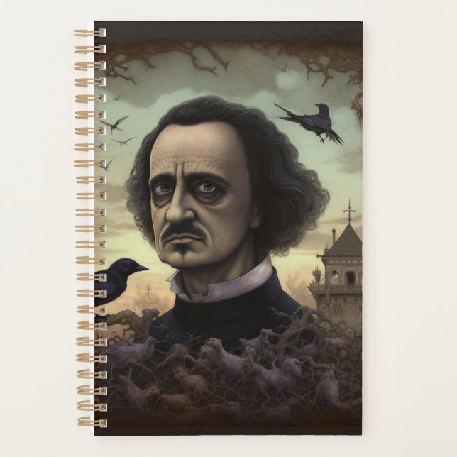 Agenda Edgar Allen Poe Raven Planner (Anverso)