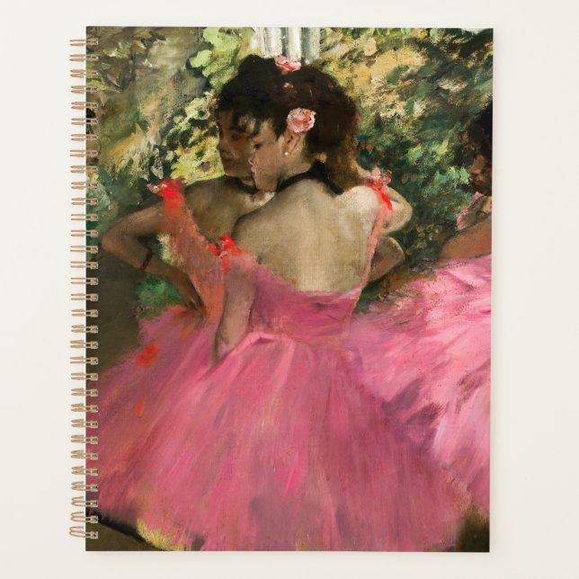Agenda Edgar Degas - Bailarinas de rosa (Anverso)