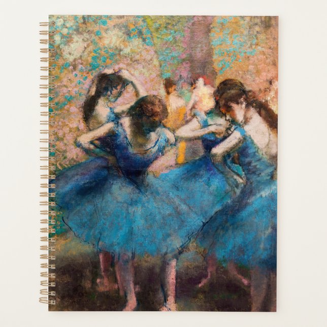 Agenda Edgar Degas - Bailarinas en azul (Anverso)