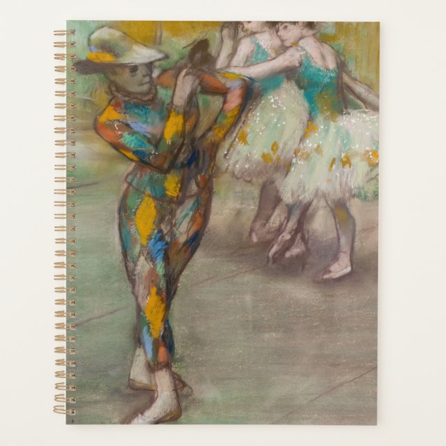 Agenda Edgar Degas - Danza Harlequin (Anverso)