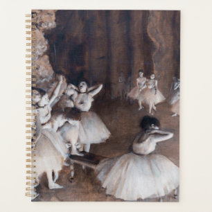 Agenda Edgar Degas - Ensayo de ballet sobre el escenario
