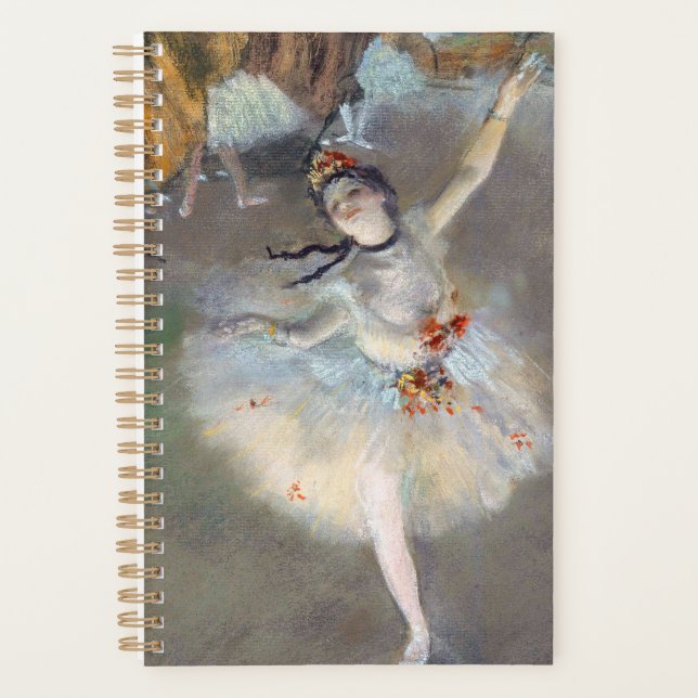 Agenda Edgar Degas - La estrella / bailarina en el escena (Anverso)