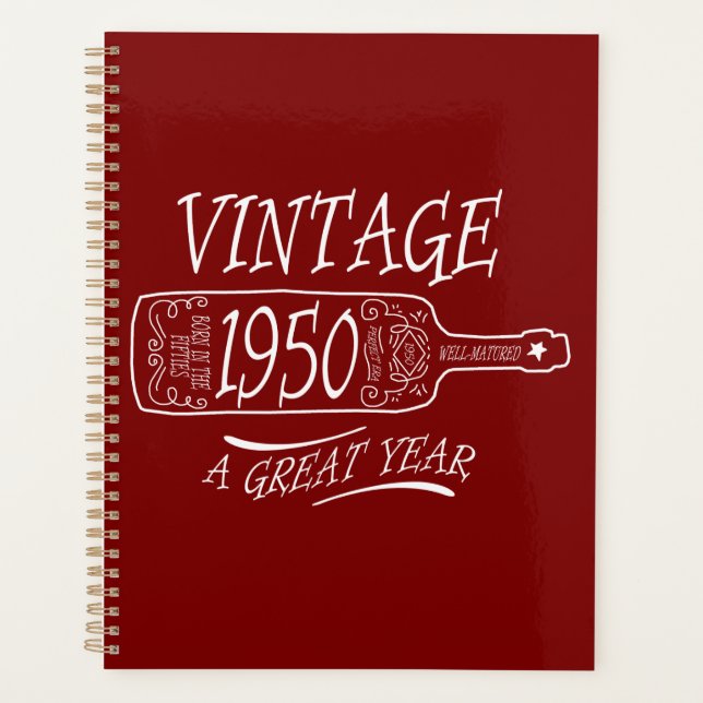 Agenda Edición de 1950 Un Gran Año (Anverso)