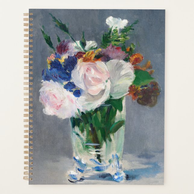 Agenda Edouard Manet - Flores en una bolsa de cristal (Anverso)