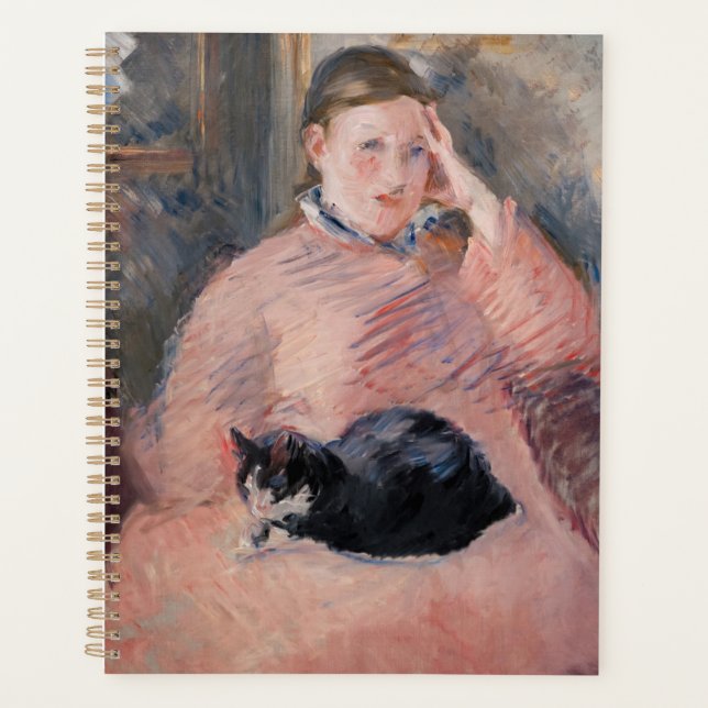Agenda Edouard Manet - Mujer con un gato (Anverso)