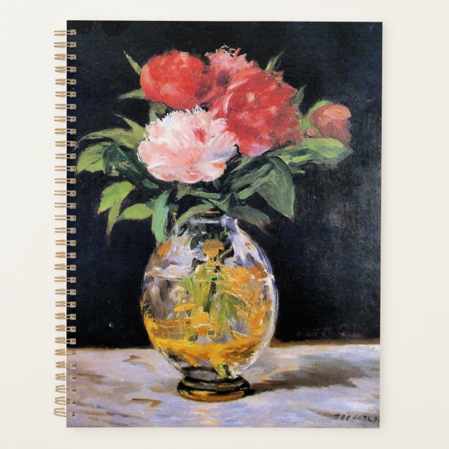 Agenda Edouard Manet - Ramo de Flores, (Anverso)