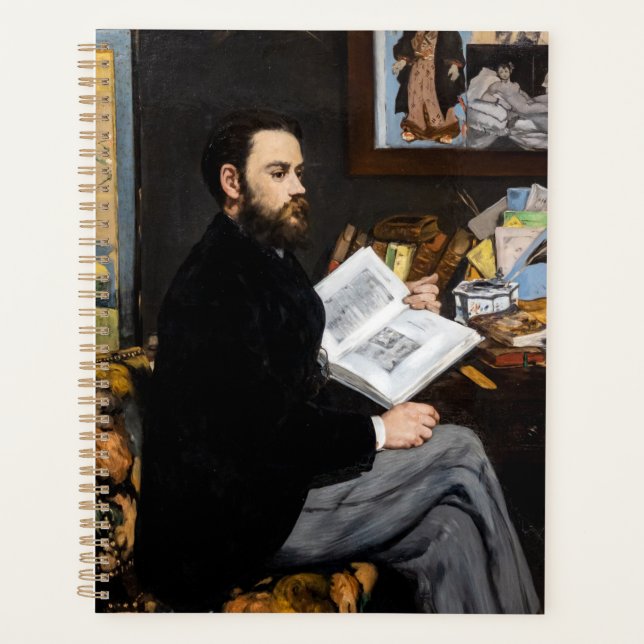 Agenda Edouard Manet - Retrato de Emile Zola (Anverso)