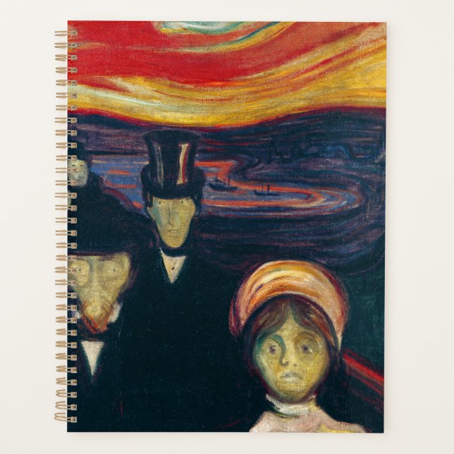 Agenda Edvard Munch - Ansiedad (Anverso)