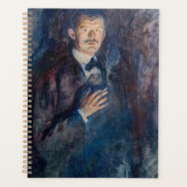 Agenda Edvard Munch - autorretrato con cigarrillo