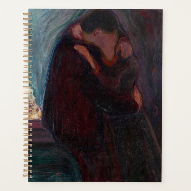Agenda Edvard Munch - El beso (Anverso)