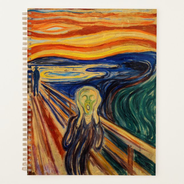 Agenda Edvard Munch - El Grito 1910 (Anverso)